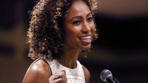 Sage Steele Shoe Size and Body Measurements